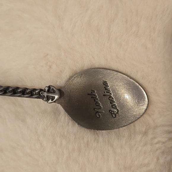 NC battleship Pewter collectable spoon - Picture 3 of 4